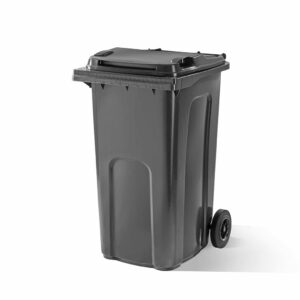 240Ltr Grey Wheelie Bin